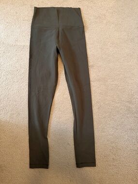 Aritzia TNA XS High-Waist Olive Green Leggings